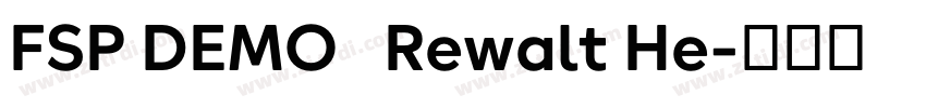 FSP DEMO   Rewalt He字体转换
